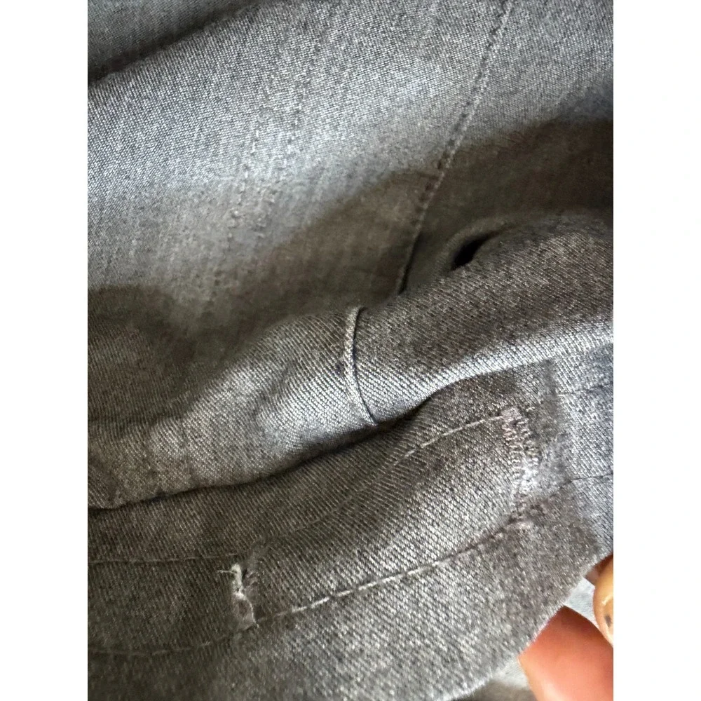FIGS Technical Collection Scrub Pants Gray Slim Straight‎ Leg Cargo S/T TW2000T